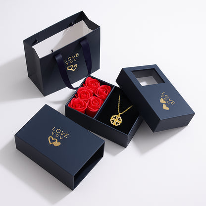 Collier coeur porte-bonheur